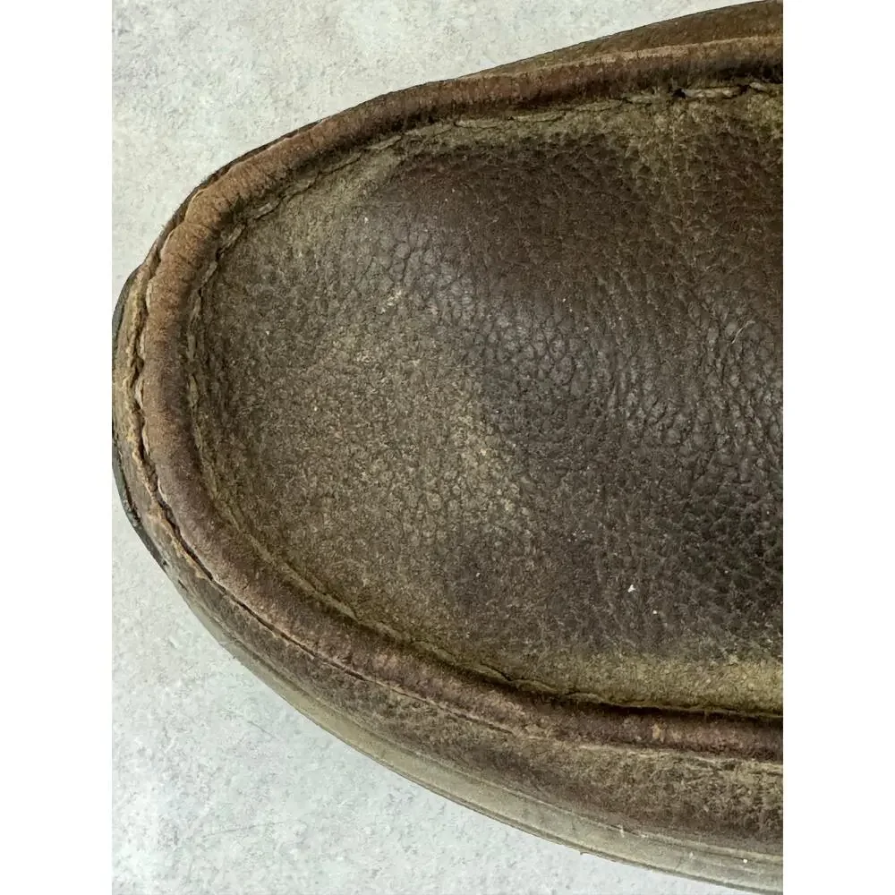 Skechers Slip-ins Relaxed Fit Knowlson Brown Leather Shoes 205188 Men 9.5 X-Wide